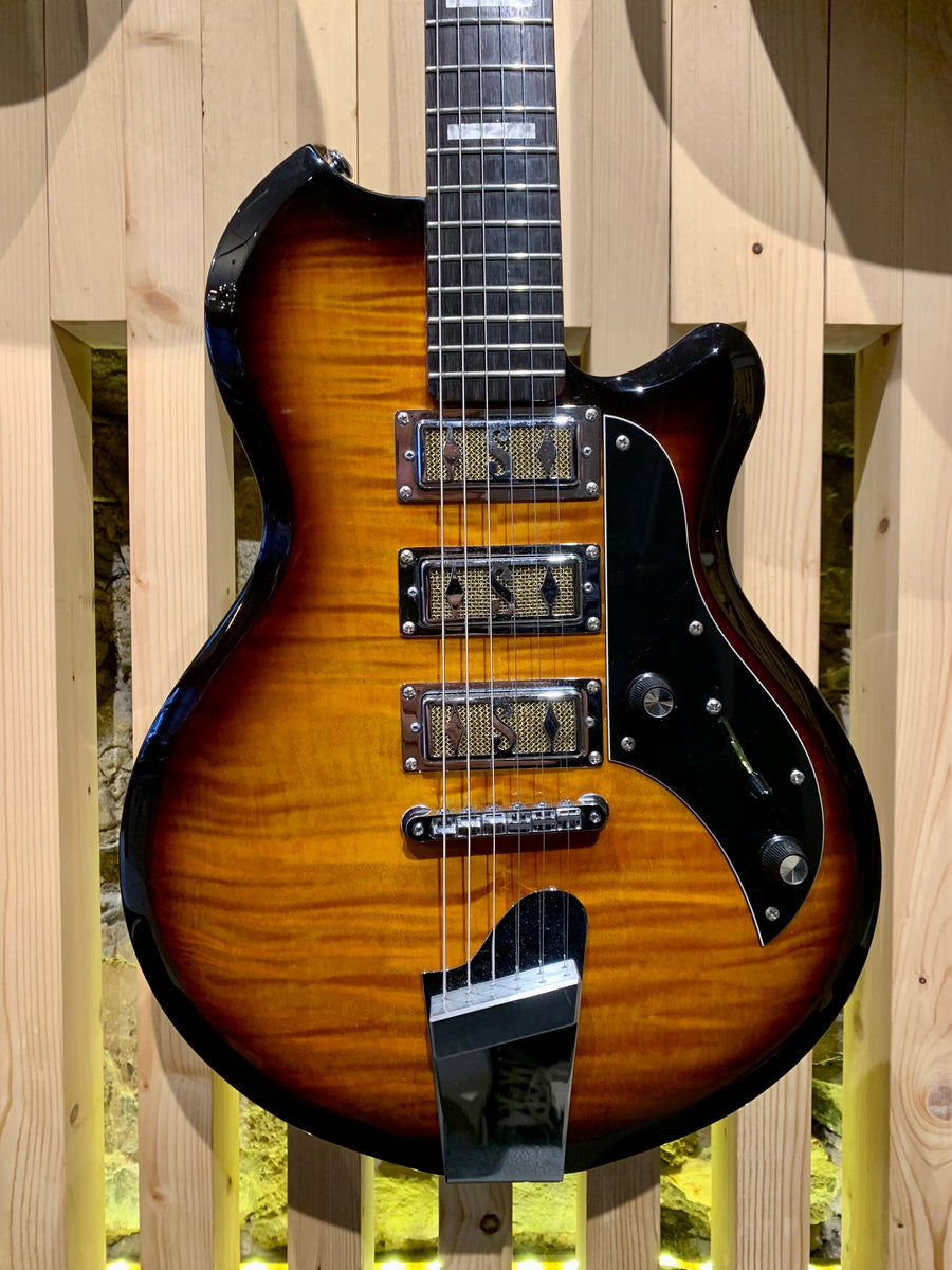 Supro Hampton 3TS Flame Top (Preloved) – Windmill Guitars