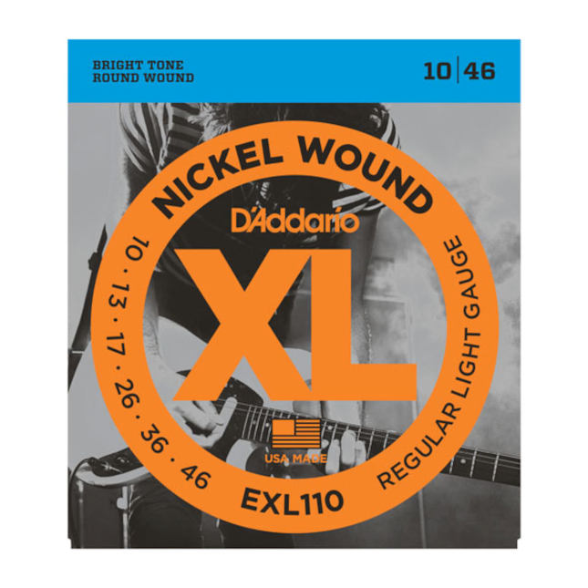 D Addario EXL110 Nickel Wound Regular Light 10 46 Windmill Guitars