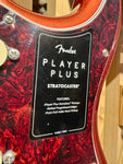 2021 Fender Player Plus Stratocaster ~ Aged Candy Apple Red