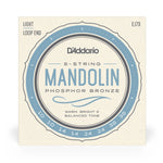 D'Addario EJ73 Medium Mandolin Strings Phosphor Bronze ~ LIGHT