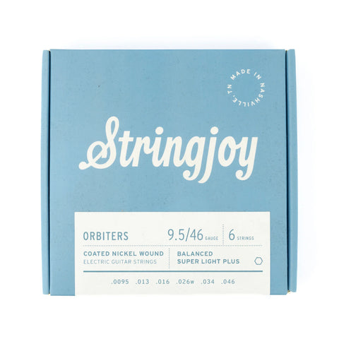 StringJoy Orbiters Coated Nickel Wound 9.5-46 Electric Guitar Strings