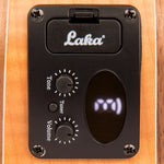 Laka Maple Series Electro Acoustic Ukulele & Carry Bag ~ Tenor / Cutaway