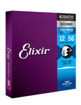 Elixir E11075 POLYWEB Phosphor Bronze Strings, 12-56