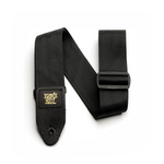 Ernie Ball 2" Webbing Guitar Strap ~ Black Seatbelt