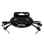 Ernie Ball 6" Flex Patch Cable 3PK - Black