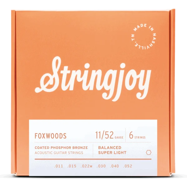 Stringjoy Foxwoods Super Light Gauge 11 52 Coated Phosphor